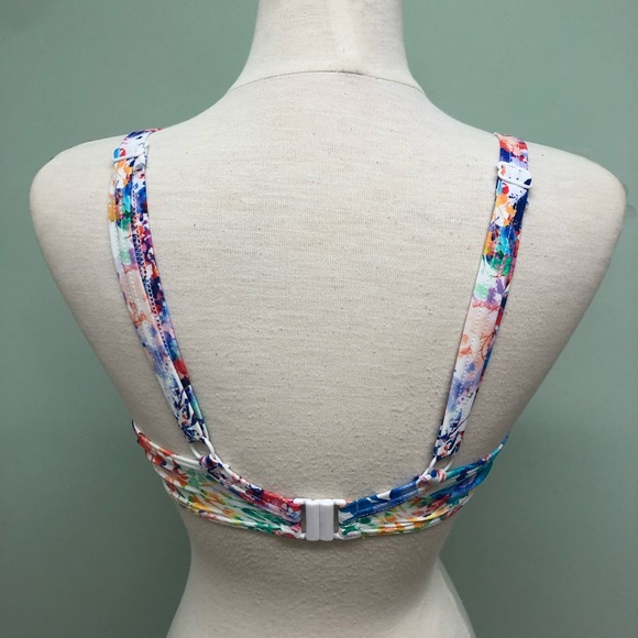 Naturana | Women's Underwire Bikini Set | Floral Splatter Print | Size 36 - Picture 4 of 4